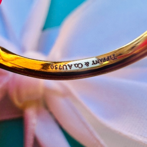 EXT RARE Tiffany & Co. 18k Lemon Quartz Paloma Picasso Sugar Stacks Ring, Sz 5 - Picture 8 of 9